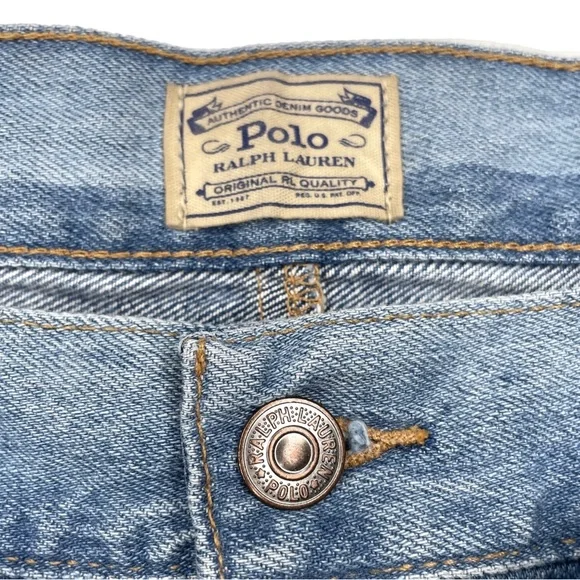 Polo Ralph Lauren Denim Belted Mini Skirt - Picture 6 of 11